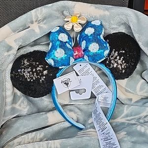 NWT Disney Parks Sequin Bow Minute Mouse Ears